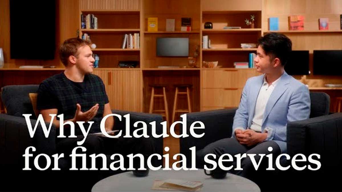 Anthropic video on Claude for Financial Services featuring Alexander Bricken and Nick Lin