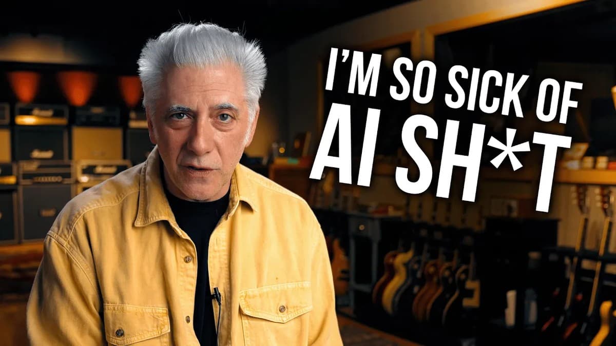 Rick Beato discussing AI-generated music on Spotify